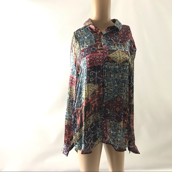 ASOS Women’s Button Down Top Size M Long Sleeve - Picture 1 of 7